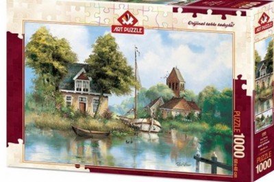 4386 Art Puzzle Eve Dönüş 1000 Parça Puzzle