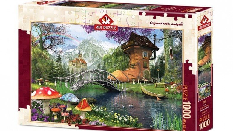 4467 Art Puzzle Postal 1000 Parça Puzzle