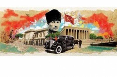 4476 Art Puzzle Atatürk Kolajı 1000 Parça Panorama Puzzle