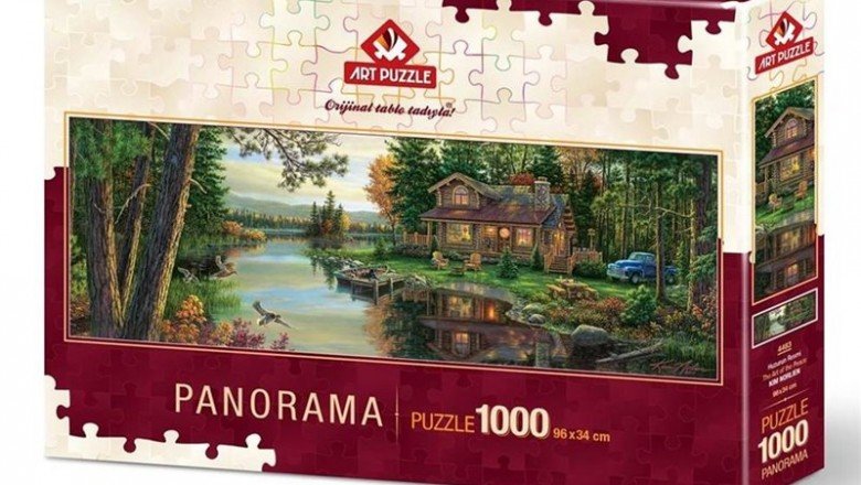 4483 Art Puzzle Huzurun Resmi 1000 Parça Panorama Puzzle