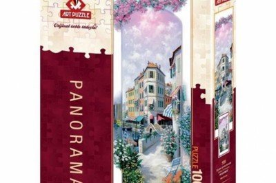 4484 Art Puzzle Çiçekler İçinde Venedik 1000 Parça Panorama Puzzle