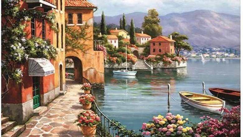 4524 Anatolian Villa De Lago / 1500 Parça Puzzle