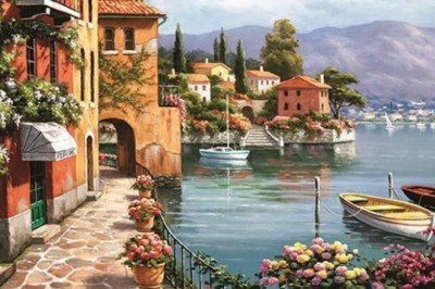 4524 Anatolian Villa De Lago / 1500 Parça Puzzle