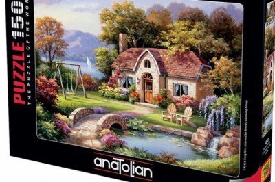 4529 Anatolian Kuğular ve Kır Evi 1500 parça Puzzle