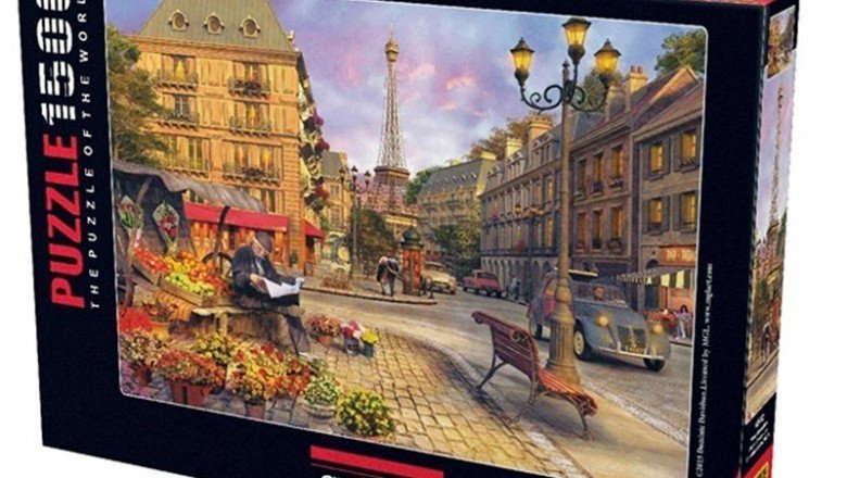 4542 Anatolian Paris Sokakları 1500 parça Puzzle