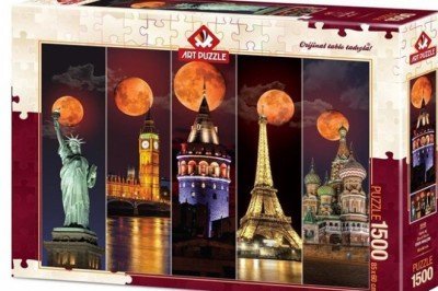 4548 Art Puzzle Kanlı Ay 1500 parça Puzzle / +15 yaş