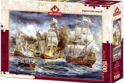 4549 Art Puzzle Savaş Gemileri Savaşı - Batarya Savaşları 1500 parça Puzzle / +15 yaş