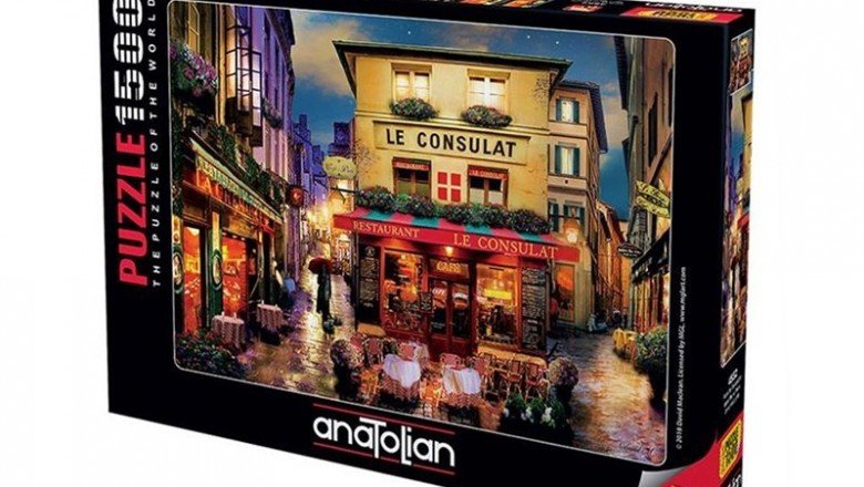 4552 Anatolian Paris'de Buluşalım 1500 parça Puzzle