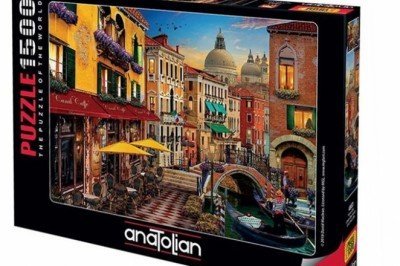 4553 Anatolian Kanal Cafe Venedik 1500 parça Puzzle