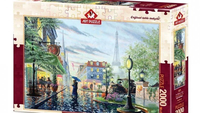 4574 Art Puzzle Yaz Yağmuru, Paris 2000 parça Puzzle / +15 yaş