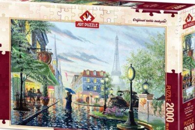 4574 Art Puzzle Yaz Yağmuru, Paris 2000 parça Puzzle / +15 yaş