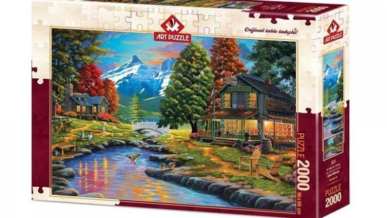 4575 Art Puzzle İki Yaka Bir Orman 2000 parça Puzzle / +15 yaş