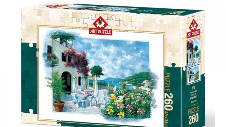 5026 Art Puzzle Sahil Kafe 260 Parça Puzzle