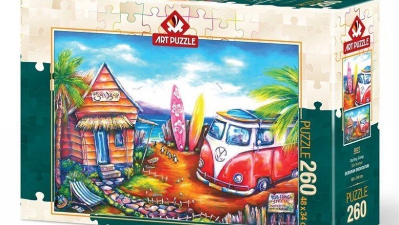 5027 Art Puzzle Sörf Kampı 260 Parça Puzzle