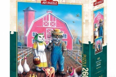 5028 Art Puzzle Kedi Çiftliği 260 Parça Puzzle