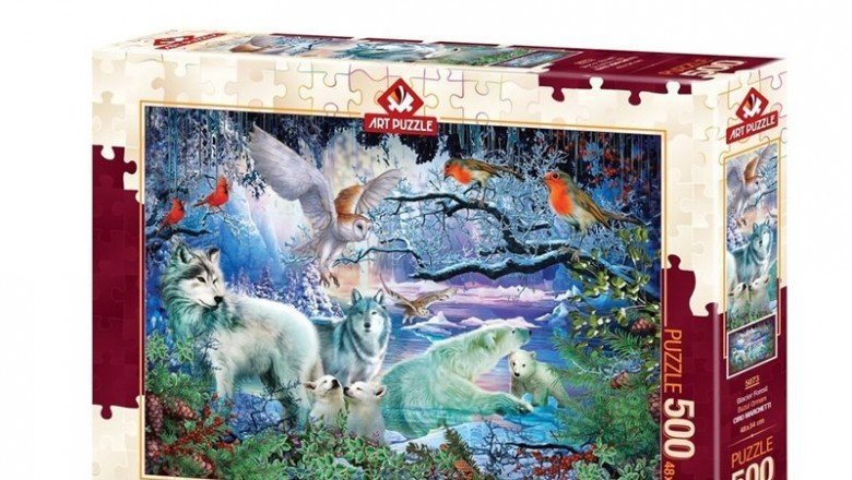 5073 Art Puzzle Buzul Ormanı 500 Parça Puzzle