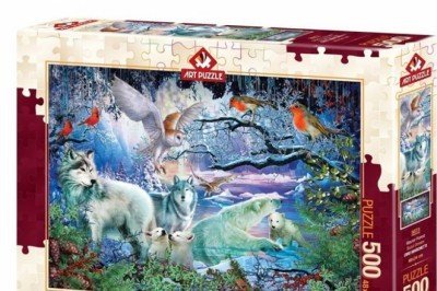 5073 Art Puzzle Buzul Ormanı 500 Parça Puzzle