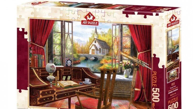 5074 Art Puzzle Çalışma Manzaram 500 Parça Puzzle