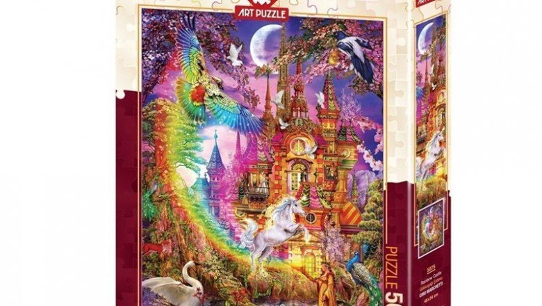 5075 Art Puzzle Gökkuşağı Şatosu 500 Parça Puzzle