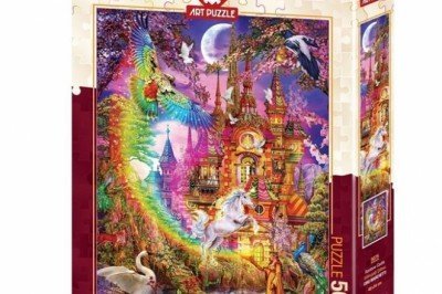 5075 Art Puzzle Gökkuşağı Şatosu 500 Parça Puzzle