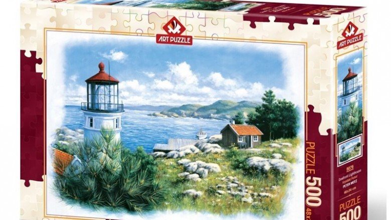 5076 Art Puzzle Kıyıdaki Fener 500 Parça Puzzle