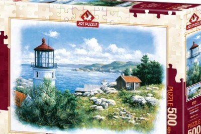 5076 Art Puzzle Kıyıdaki Fener 500 Parça Puzzle