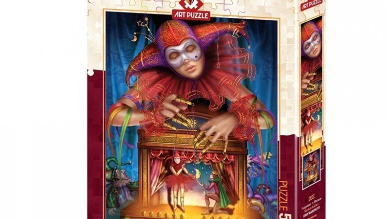 5077 Art Puzzle Maskeli Kuklacı 500 Parça Puzzle