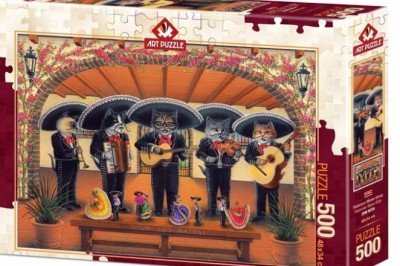 5082 Art Puzzle Flamenko Miyav Ekibi 500 Parça Puzzle