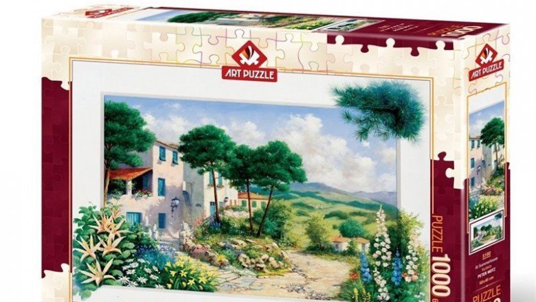 5180 Art Puzzle Yazlıkta 1000 Parça Puzzle
