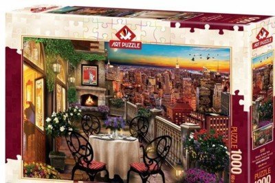 5184 Art Puzzle New York'ta Akşam Yemeği 1000 Parça Puzzle