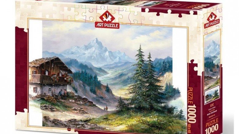 5187 Art Puzzle Yeşil Vadi 1000 Parça Puzzle