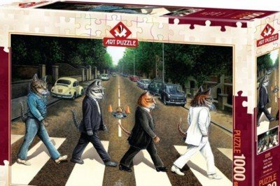 5193 Art Puzzle Kedi Yolu 1000 Parça Puzzle