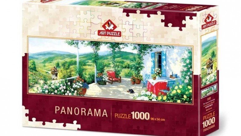 5349 Art Puzzle Verandadaki Misafir 1000 Parça Panorama Puzzle