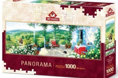 5349 Art Puzzle Verandadaki Misafir 1000 Parça Panorama Puzzle