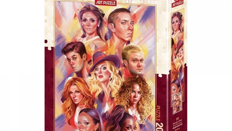 5474 Art Puzzle Dünya Müzik Starları 2000 parça Puzzle / +15 yaş