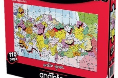 7401 Anatolian Türkiye Haritası İller / 110 Parça Puzzle / +4 yaş