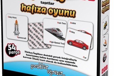7405 Anatolian, e.Memo Hafıza Oyunu - Taşıtlar / +3 yaş