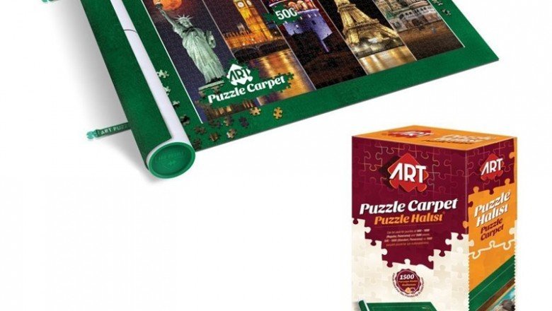 905 Art Puzzle Halısı 500 - 1500 parça puzzle için