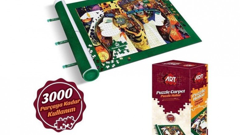 907 Art Puzzle Halısı / 500 - 3000 Parça Puzzle için (kutulu)