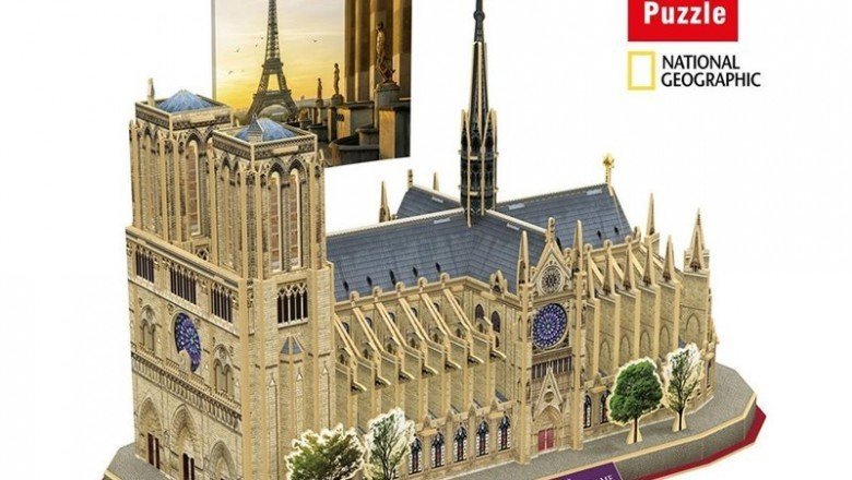 DS0986 Cubic Fun National Geographic Serisi Notre Dame De Paris 228 parça / 3 Boyutlu Puzzle