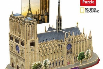 DS0986 Cubic Fun National Geographic Serisi Notre Dame De Paris 228 parça / 3 Boyutlu Puzzle