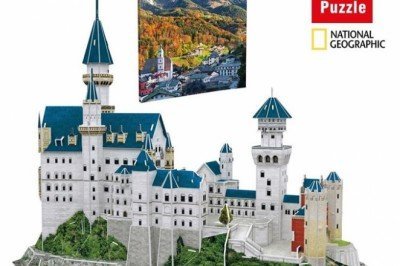 DS0990 Cubic Fun National Geographic Serisi Neuschwanstein Kalesi 121 parça / 3 Boyutlu Puzzle
