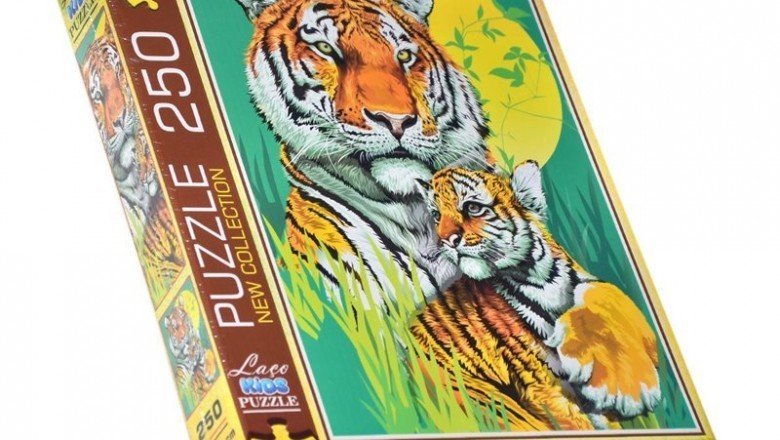 LC7192 Laço Kids Kaplan Ailesi 250 Parça Puzzle