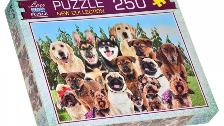LC7195 Laço Kids Sevimli Köpekler 250 Parça Puzzle