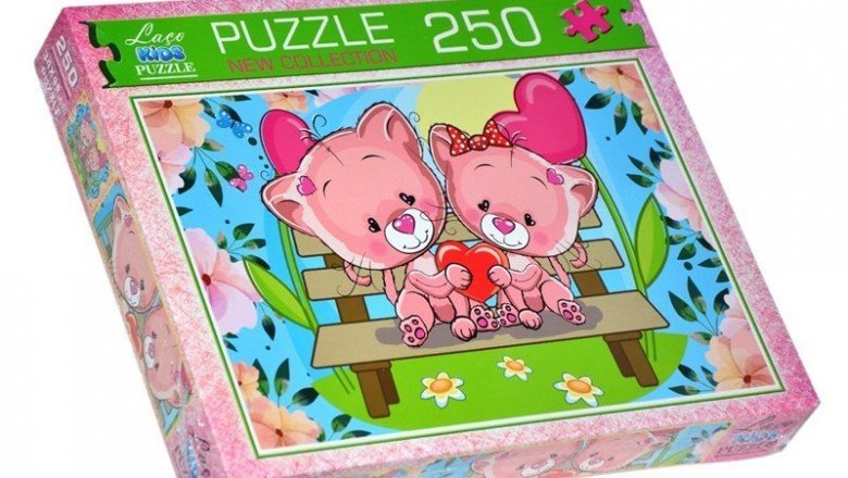 LC7196 Laço Kids Pembe Ayıcıklar 250 Parça Puzzle