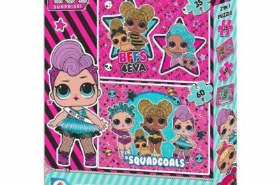 LOL7583 Laço Kids L.O.L. 2'li Puzzle / 35+60 Parça Puzzle