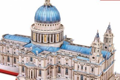 MC270 Cubic Fun Aziz Paul Katedrali (Büyük boy ve iç görünümlü) 643 parça / 3 Boyutlu Puzzle