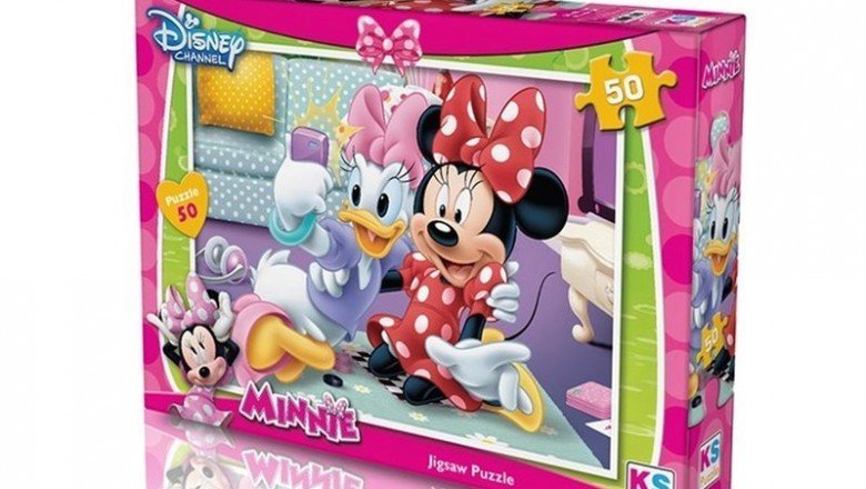 MIN709 KS Minnie / 50 Parça Puzzle