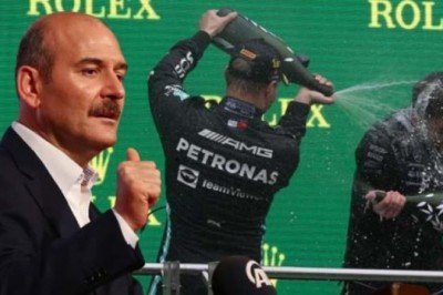 Bakan Soylu, F1'deki şampanya izni iddiaları hakkında konuştu: Ben de ilk kez duydum