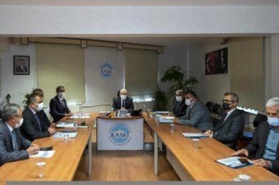 Büyükşehir KASKİ ile yatırım toplantısı yaptı